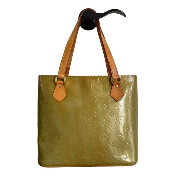 LOUIS VUITTON Monogram Green Vernis Houston Tote - Picture 1 of 13